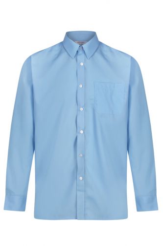 Blue Long Sleeved Shirt - Twin Pack